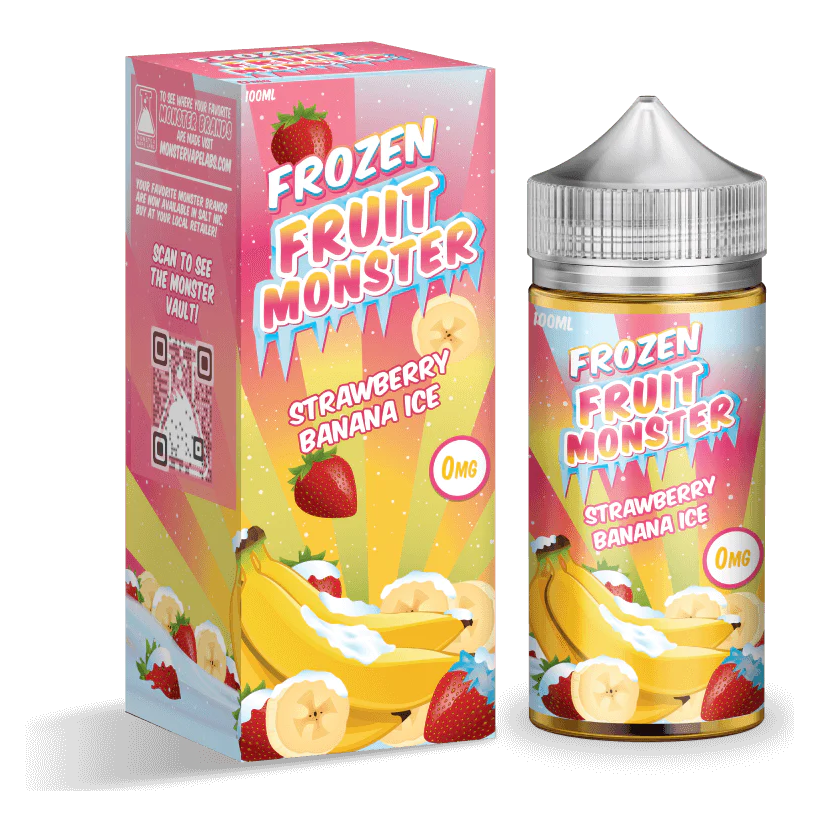 Frozen Fruit Monster - Strawberry Banana Ice | Ace Vape Melbourne