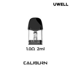 REPLACEMENT PODS FOR THE UWELL CALIBURN A3 POD KIT (4PCS)