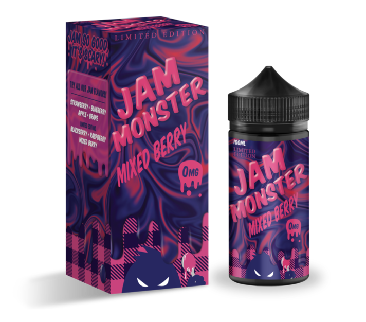 MIXED BERRY (100ML) LIMITED EDITION - JAM MONSTER, JUICES - US, JAM MONSTER - Ace Vape Melbourne