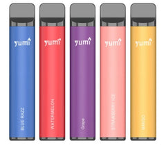 YUMI BAR 1500 PUFFS DISPOSABLE POD KIT (0MG) **NO NICOTINE**