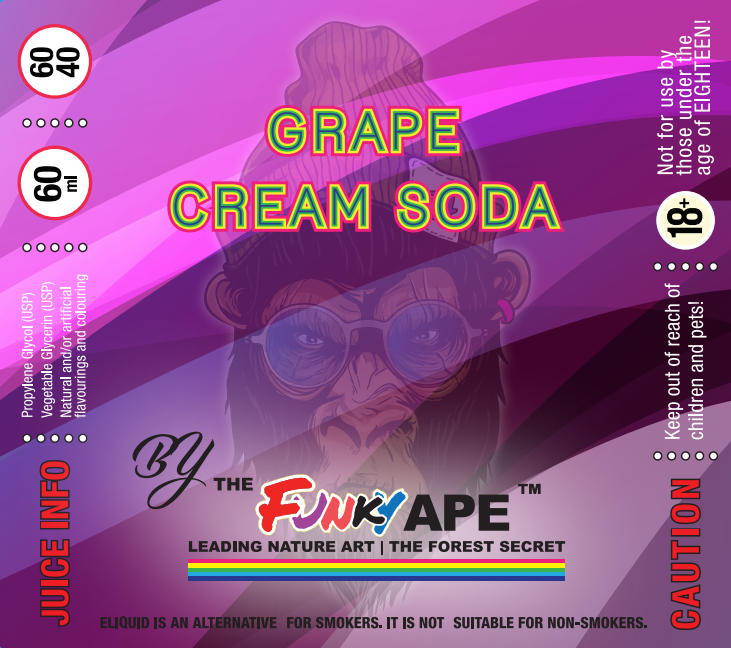 GRAPE CREAM SODA BY FUNKY APE